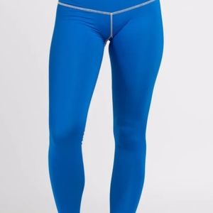 Teeki Hot Pants Oshun Blue Yoga Exercise Workout Legging Small